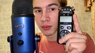 АСМР СРАВНЕНИЕ TASCAM DR-05X VS BLUE YETI