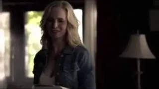 Klaus and Caroline Kiss 5x11 - Katherine finds out