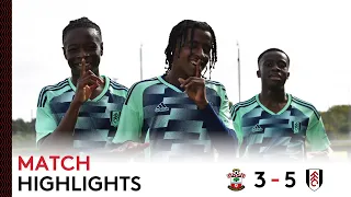 Southampton U18 3-5 Fulham U18 | Premier League South | Young Whites Score Five On The South Coast!