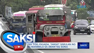 3 araw na tigil-pasada, target simulan ng grupong Manibela sa araw ng SONA | Saksi