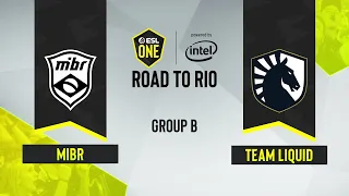 CS:GO - MIBR vs. Team Liquid [Dust2] Map 1 - ESL One: Road to Rio - Group B - NA