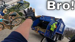 Street Scrapper Versus Garbage Man