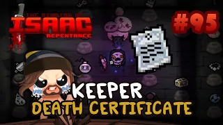 Keeper Death Certificate - Isaac Repentance No Reset #95