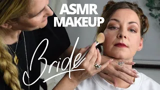 ASMR Makeup Artist doing Wedding Makeup |💖💍Relaxing bridal real person (no talk)