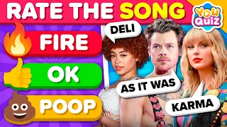 Rate the SONG 🎵 2024 Popular Songs Tier List 🤩