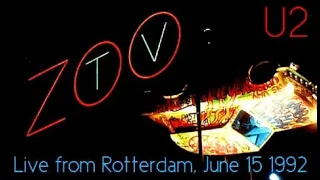 U2 ZOO TV TOUR LIVE ROTTERDAM AUDIENCE SHOT WITH SOUNDBOARD AUDIO ENHANCED JUNE 15 1992