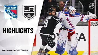 NHL Highlights | Rangers @ Kings 12/10/19