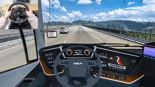 2022 KIA Granbird Silkroad - Euro Truck Simulator 2 [Steering Wheel Gameplay]