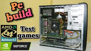 Pc build Amd Athlon 64 x2 | Geforce 8800 gt | test games in 2022