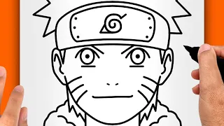 How to Draw Naruto (EASY FOR BEGINNERS) - Naruto Drawing Tutorial (STEP BY STEP)