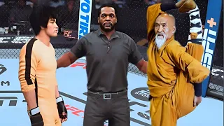 PS5| Bruce Lee vs. Old Master Chow (EA Sports UFC 5)