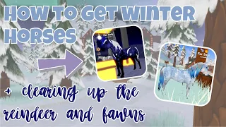 How to Get *WINTER EVENT HORSES* + What’s Going on With the Reindeer & Fawns | Wild Horse Islands