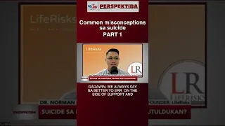 Common misconceptions sa suicide. PART 1  WATCH the whole episode: https://fb.watch/h3QkuX9Jgv/