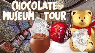 COMPLETE TOUR OF LINDT CHOCOLATE MUSEUM | Unlimited chocolate for $16 USD!! #Zurich #Switzerland)