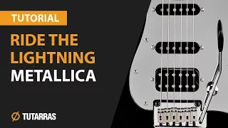 RIDE THE LIGHTNING bMETALLICA How to play - Electric GUITAR LESSON