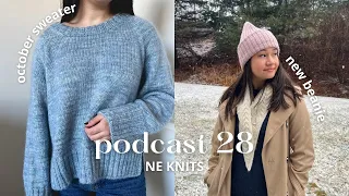 podcast 28  | october sweater vs monday, working through a pattern error, new KAL announcement!