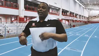 Houston Track & Field: Indoor Track Walk with Coach Burrell