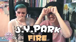 J.Y. PARK -  FIRE (FEAT. CONAN O'BRIEN, STEVEN YEUN, & PARK JIMIN) ★ MV REACTION