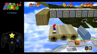 Super Mario 64 : Cruiser Crossing The Rainbow | Easy ways (Rainbow Ride)