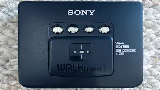 Sony EX88 Walkman Cassette Player, Awesome Black ! Working !
