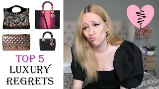 TOP 5 LUXURY REGRETS - Luxury Handbags I Wish I Would Have Purchased - Louis Vuitton, Chanel & Dior