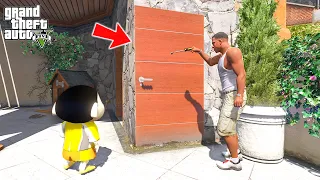 Shinchan and Franklin Found Secret Entrance Inside Franklin's House in GTA 5!