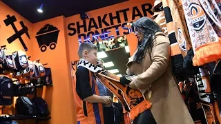 Opening of the new FC Shakhtar Fan Shop in Kharkiv
