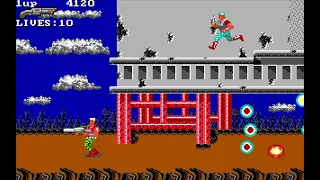 Super Contra (Super C - MS-DOS, 1990) - playthrough