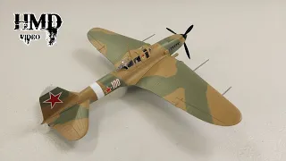 Ilyushin IL-2M3 Sturmovik, Russian World War 2 Ground Attack Fighter, "White 100" 1:72