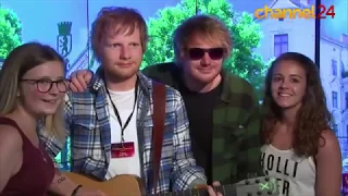 Fake Ed Sheeran fools fans in Berlin