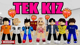 OKULDAKİ TEK KIZ ROBLOX BROOKHAVEN RP #roblox #brookhaven #rp