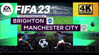 Fifa 23 Brighton vs. Man City - Premier League 23/24 Full Match | PS5™ [4K60]