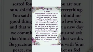 Morning Prayer #prayer #prayerforyou #jesus #divinemercy #shorts