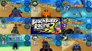 BBR 2 (PC Version ) 8 Player Split Screen With AI | All Race Track | Ludicrous Mode