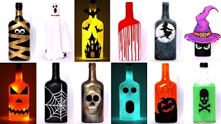 Creative Ideas with Glass Bottles | DIY decorative bottles | Home Decor Ideas HALLOWEEN