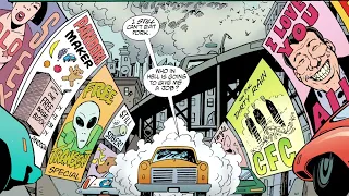 Grim's Comics Corner: Transmetropolitan Pt. 1: "Cancelled" Warren Ellis Is A Prophet At This Point!