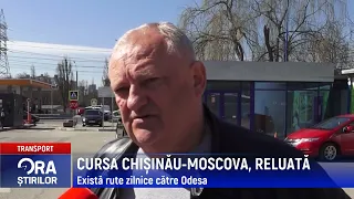 CURSA CHIȘINĂU MOSCOVA A FOST RELUATĂ