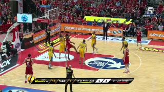 Highlights: Hapoel Jerusalem - Maccabi FOX TelAviv 74:63