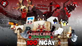 MINECRAFT NHƯNG 100 NGÀY CHÚNG TÔI BỊ SĂN LÙNG BỞI CON QUÁI VẬT TRÊN NÚI TUYẾT - PHẦN 2