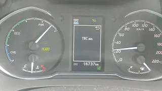 Toyota Yaris Hybrid 2017 0-100