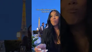 I was eating dinner in Paris and THIS happened…