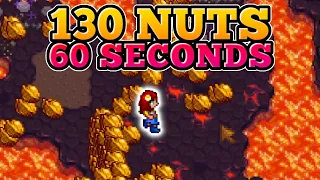 130 Golden Wallnuts In 60 Seconds In Stardew Valley.