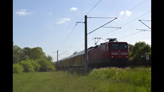 Züge in Ahrensburg. Und am ende noch eine Überraschung in Hamburg Berne.