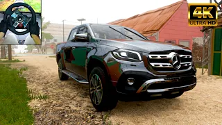 Mercedes-Benz X-Class - Forza Horizon 5 - Logitech G29 Steering Wheel Gameplay