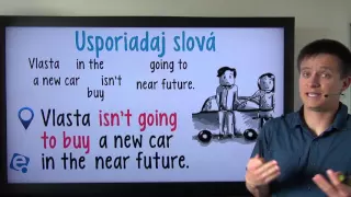 Future Simple Going To 03: Záporná veta - jednoduchá