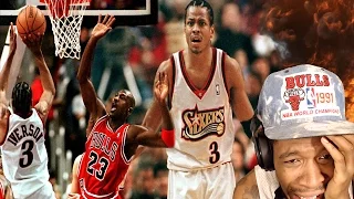 THE GREATEST VIDEO EVER!!! ALLEN IVERSON TOP 10 PLAYS & CROSSOVERS REACTION!!