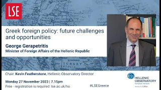 Greek foreign policy: future challenges and opportunities