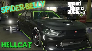 SPIDER-BELLY BOUGHT A HELLCAT!!! | GTA V Online Funny Moments