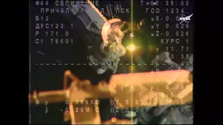 ISS Expedition 44 Soyuz TMA-17M Docks With The Station