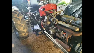 Massey Ferguson 35 835 Dash Installation Overview Gauges, Wiring, Throttle Rod, Overall Update